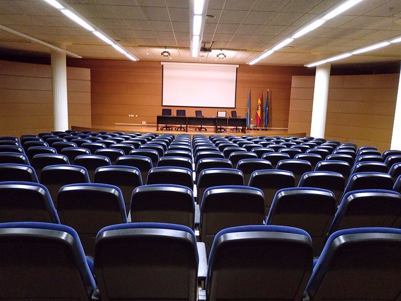 Salón de actos de la biblioteca de humanidades
